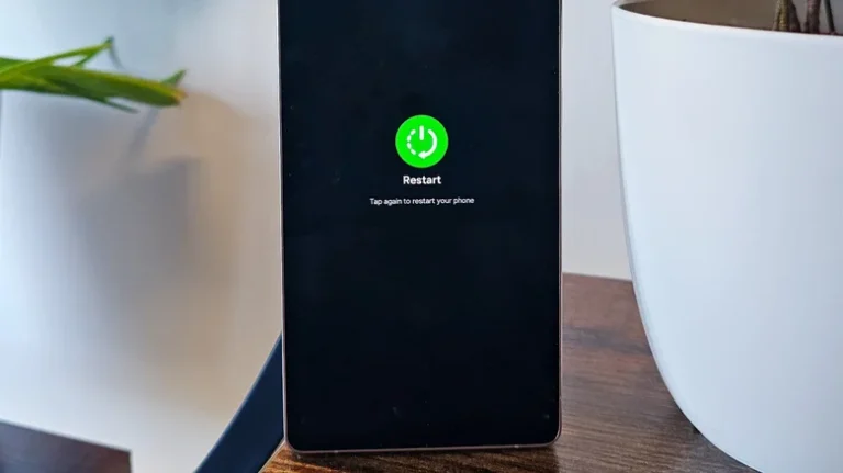 phone restart - ტელეფონის გადატვირთვა
